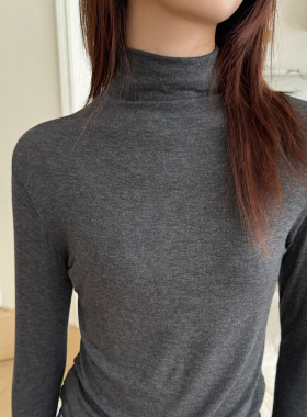 【山羊绒高领】米图高弹轻薄软打底内搭修身保暖上衣女秋冬肌底衣