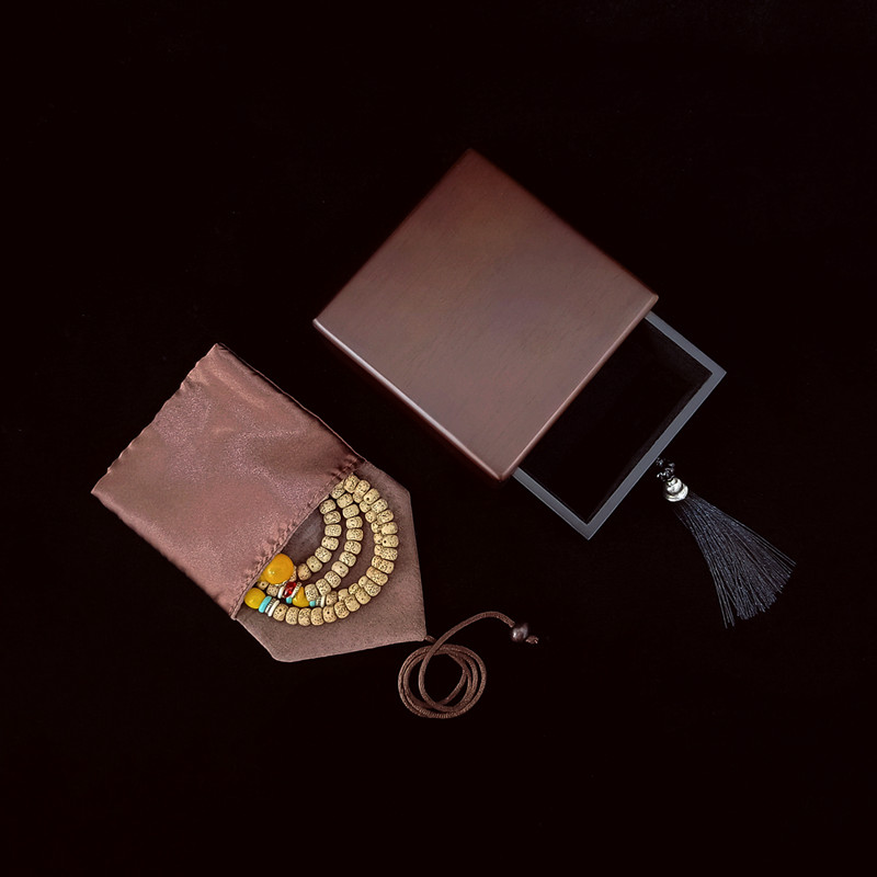 中式传承黄金戒指礼物收纳空盒子