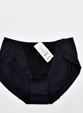 性感刺绣四季纯色女中腰内裤 棉裆舒适提臀女士三角裤 露*诗39535