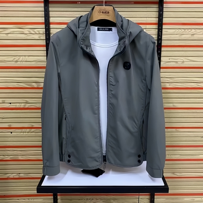 春季新款男士户外夹克连帽外套