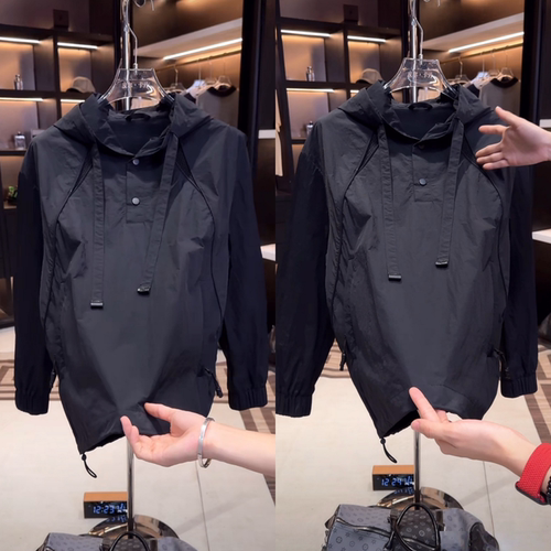 黑武士连帽卫衣秋季新款潮男