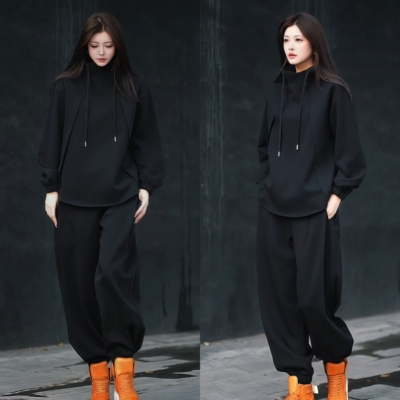 男女同款时尚休闲套装