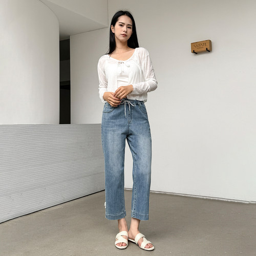 香依雅园 2026夏季新款200斤胖mm大码宽松休闲微弹哈伦裤女66090