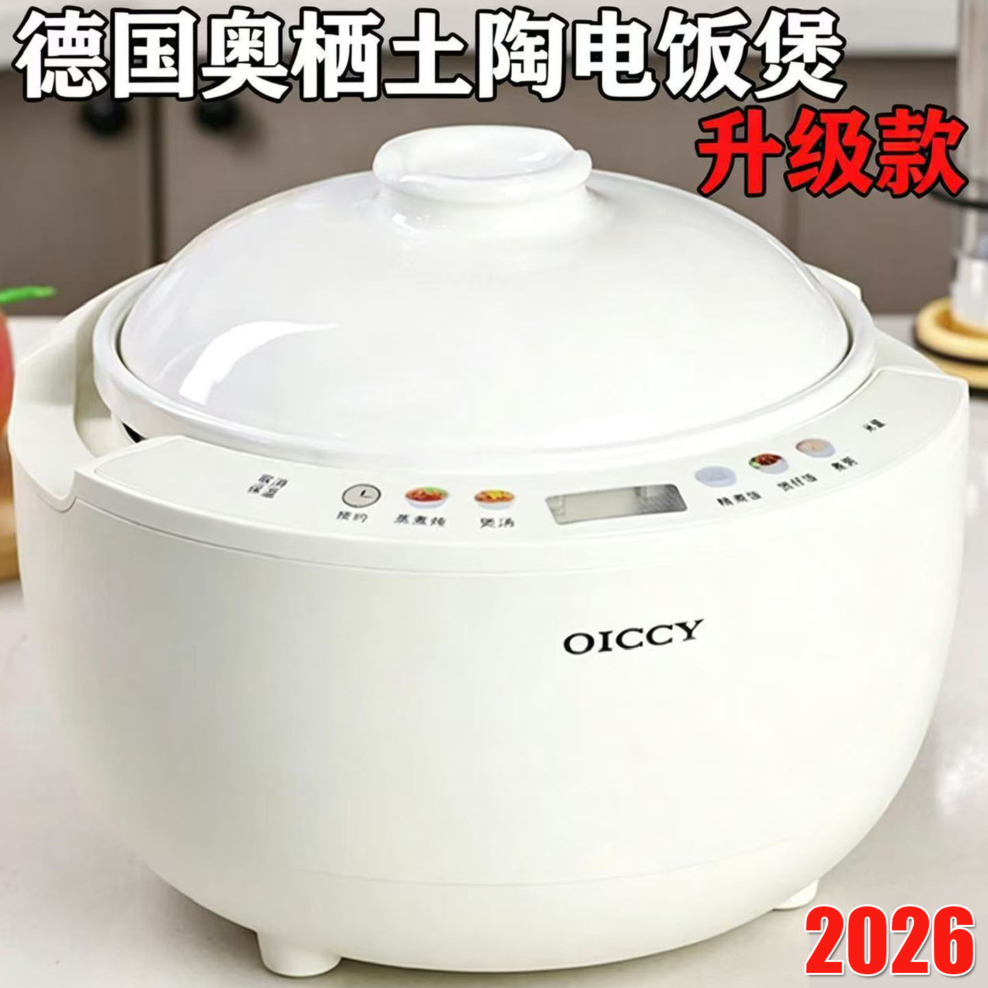 3升4L容量ih600W多功能液晶显示图片