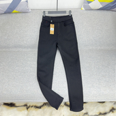 外穿包臀紧身显腿长小脚九分裤 黑色打底裤 秋冬厚款 加绒加厚铅笔裤