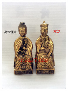 双龙纯铜胡三狐三太爷太奶佛像铜像家居工艺品摆家居件