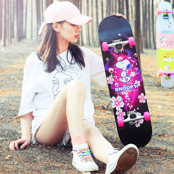 Snoopy 史努比 双翘枫木滑板 天猫优惠券折后￥48包邮（￥88-40）多色可选