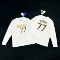 No.77 Doncic (City White Gold) Quick-Dry Long Sleeve