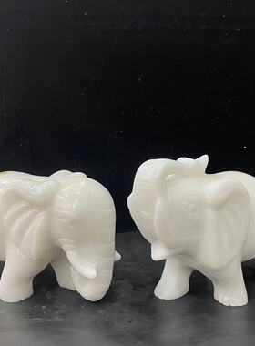 美玉轩阁玉祝福中式客厅大象摆件