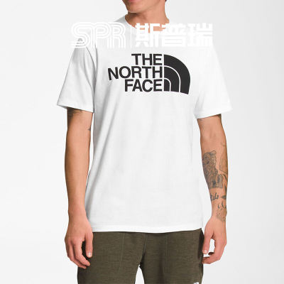 HE NORTH FACE/北面 T恤LOGO字母印花宽松圆领休闲夏季薄短袖
