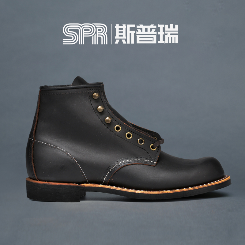 斯普瑞redwing茶芯原产工装靴