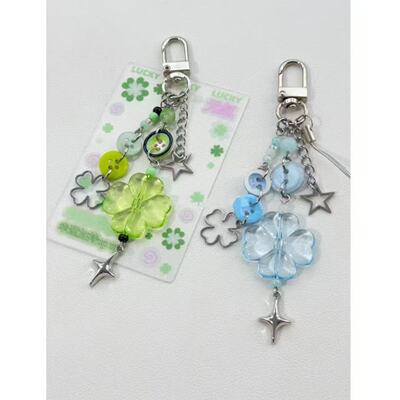 Coreland古早味四叶草挂饰钥匙扣