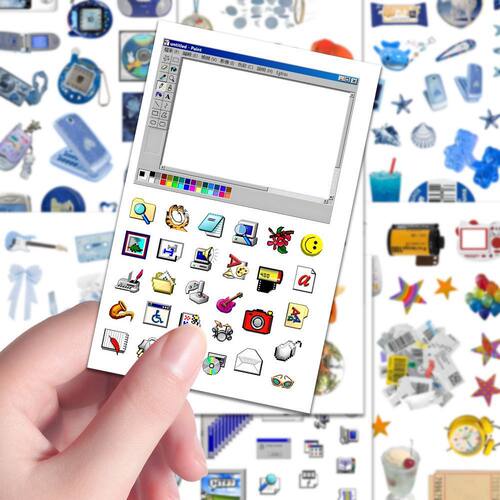 Coreland网核FA千禧古早味贴纸本