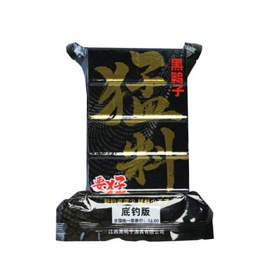 黑鸭子猛料酸臭野钓专用野战江湖方块饵料正品海竿腥抛竿鲢鳙料