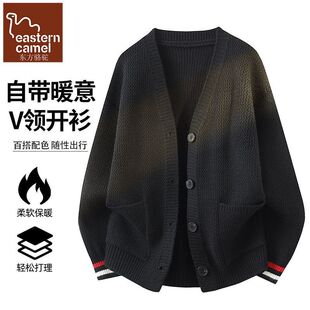2025秋季新款针织开衫外套男青年学生时尚休闲百搭小清新编织毛衣