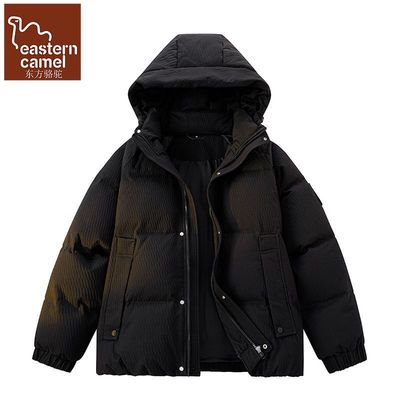 连帽羽绒服男款短休闲宽松