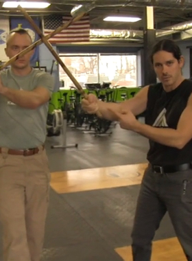 菲律宾刀剑术Kali卡利街头防卫近身打斗短棍器械基础教程