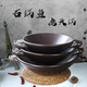 老式 复古金刚虎头锅石锅鱼炖锅商用耐高温干烧不裂大容量砂锅商用
