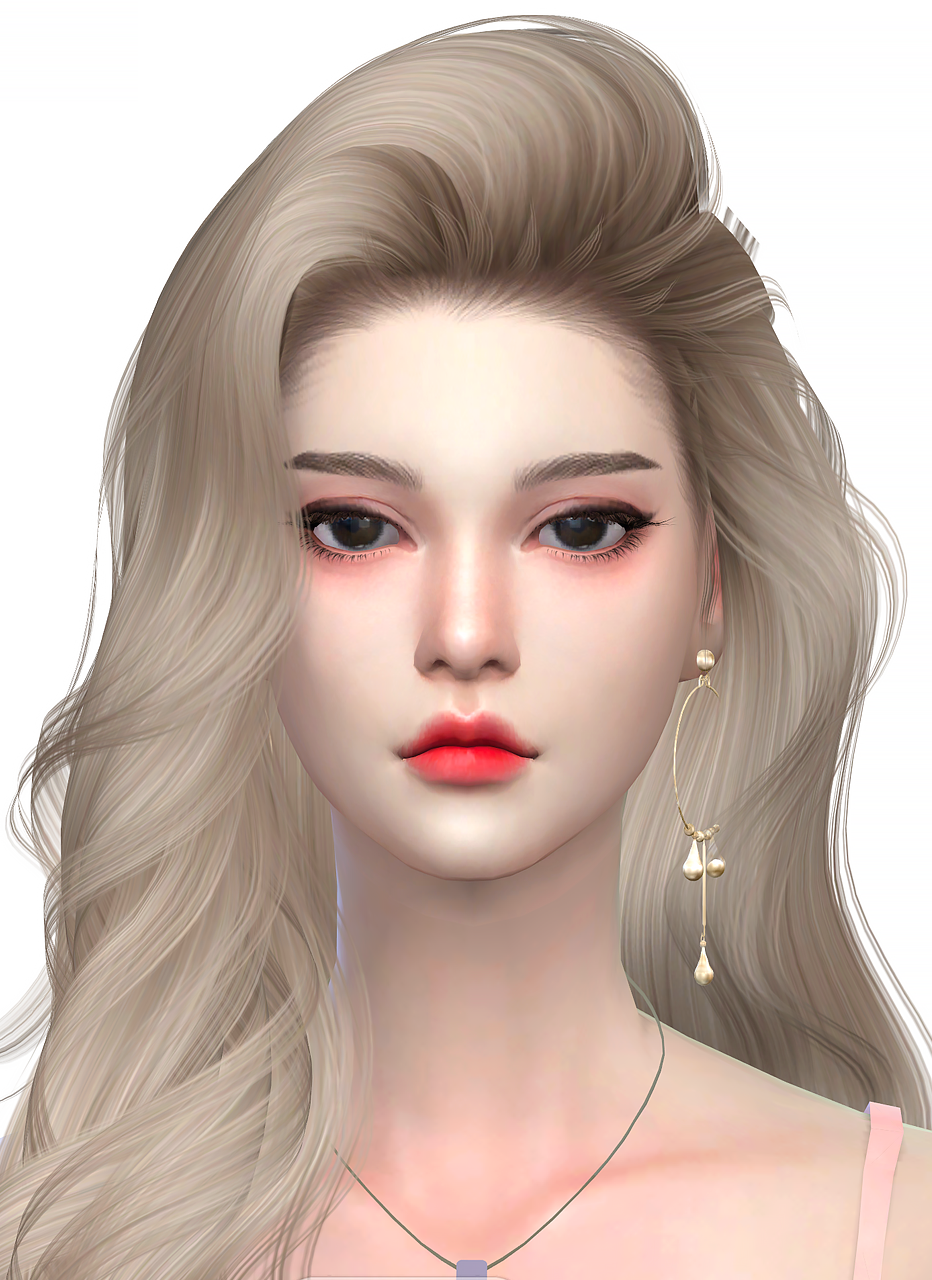 模拟人生4人物mod丨31丨女丨送8套衣服发型皮肤化妆 Sims4补丁