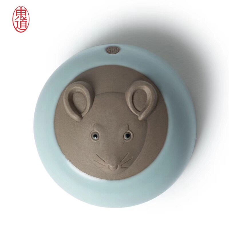 陶瓷鼠年个人功夫茶具包邮
