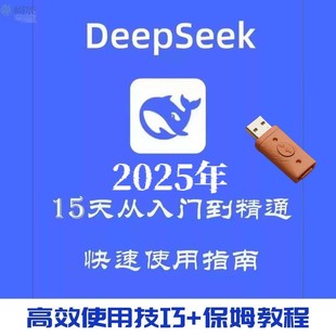 2025年deepseek部署从入门到精通视频教学一万字教程U盘使用教学