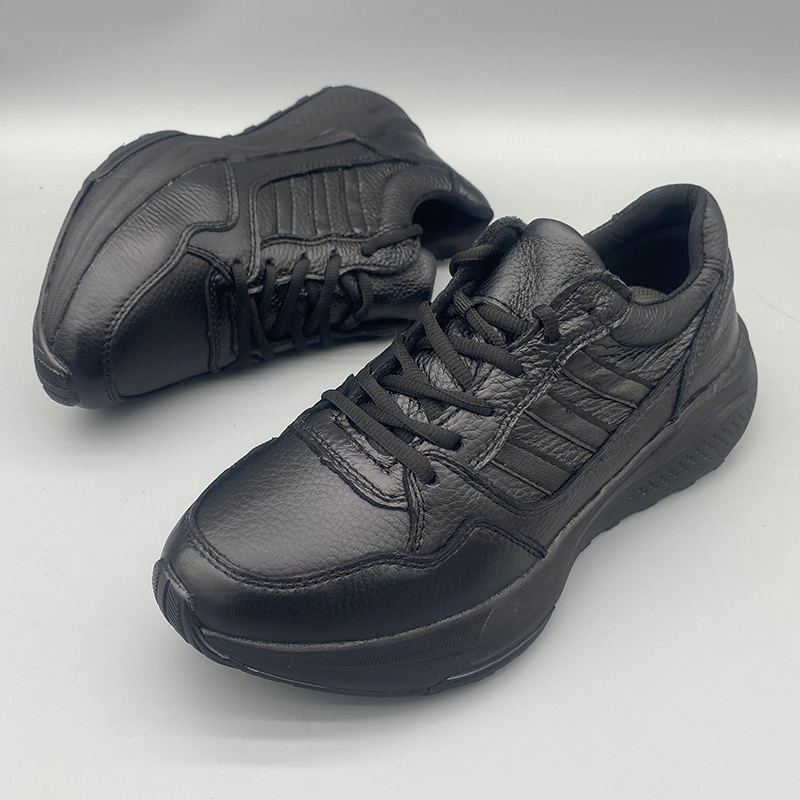 牛皮休闲运动男鞋秋冬轻便老爹鞋