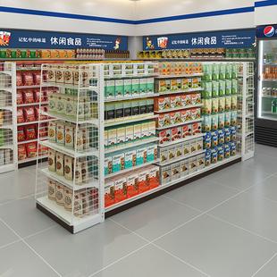 佳晨信连锁便利店专用货架展示架罗森同款  全家 711 美宜家 超市