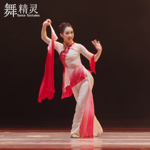 古典舞胶州秧歌舞蹈服樊婧怡同款流年舞蹈服剧目扇舞艺考演出服