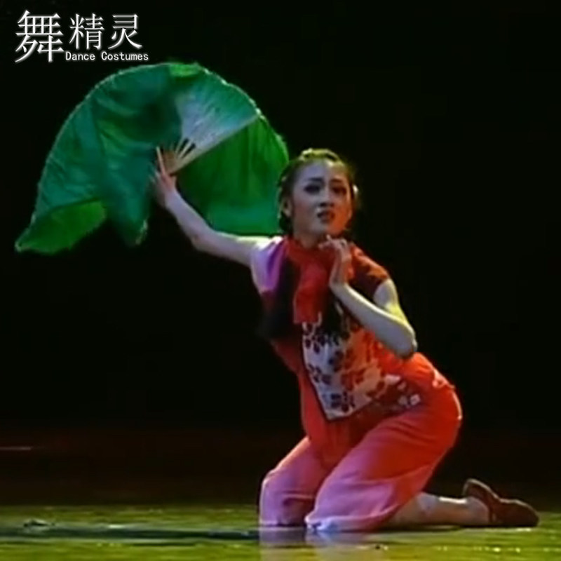 舞蹈桃李杯红高粱儿童演出服