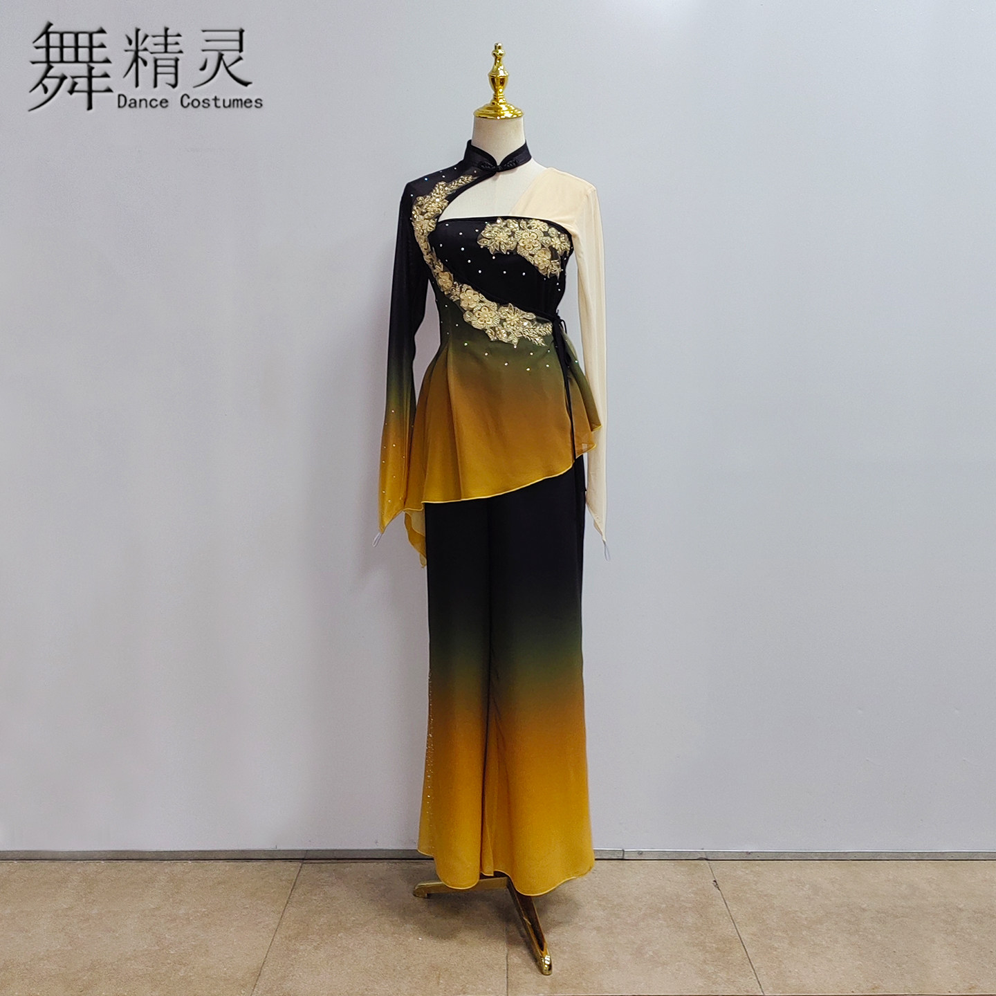 胶州秧歌舞蹈服扇子舞练功艺考服