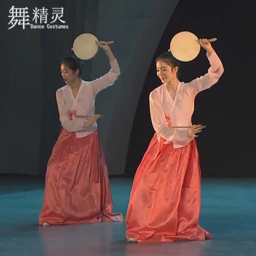 飘逸大裙摆韩服古典舞