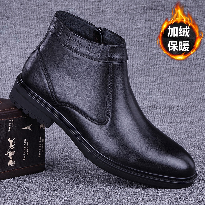 2023新款高帮马丁男鞋真皮