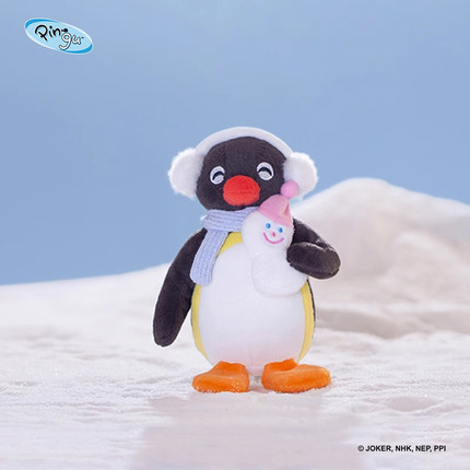 正版pingu企鹅公仔挂件毛绒玩具玩偶可爱包包挂件送女友闺蜜礼物