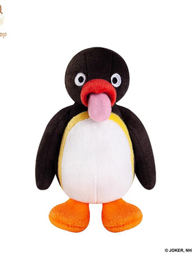 正版pingu吐舌头企鹅挂件毛绒公仔送女生闺蜜生日礼物可爱玩偶