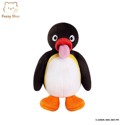 正版pingu吐舌头企鹅挂件毛绒公仔送女生闺蜜生日礼物可爱玩偶