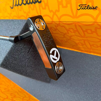 卡梅隆高尔夫铜面镶嵌黑色推杆