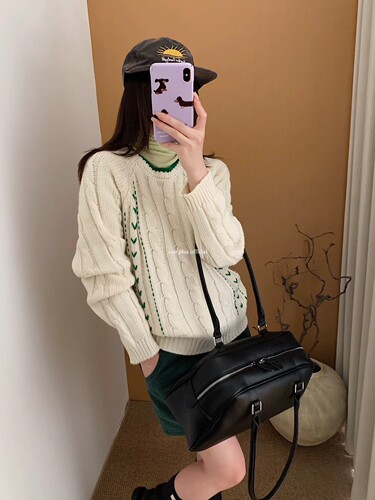 2026春季新款韩版宽松显瘦百搭纯色针织开衫毛衣外套女