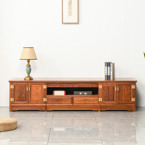 仙龙山榫卯结构刺猬紫檀电视柜