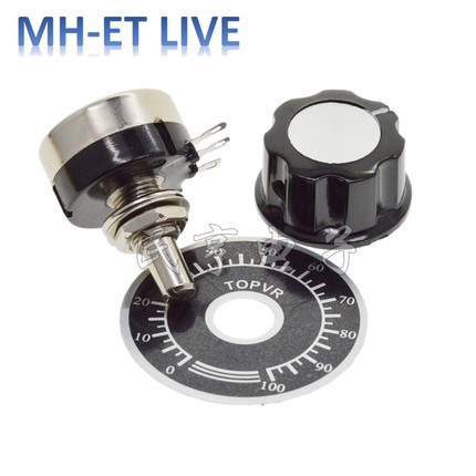 2W单圈碳膜电位器RV24YN20S B103 B502 1K2K5K10K50K100K500K20KM