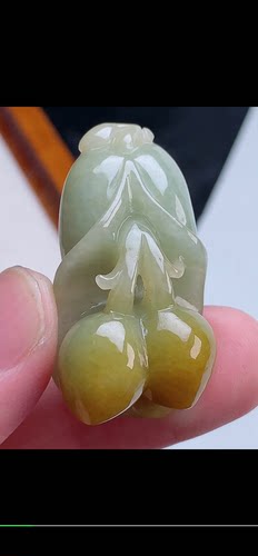 38.9-20.7-13.6mm,黄翡立体玉兰花吊坠天然翡翠A货aaa685 十二
