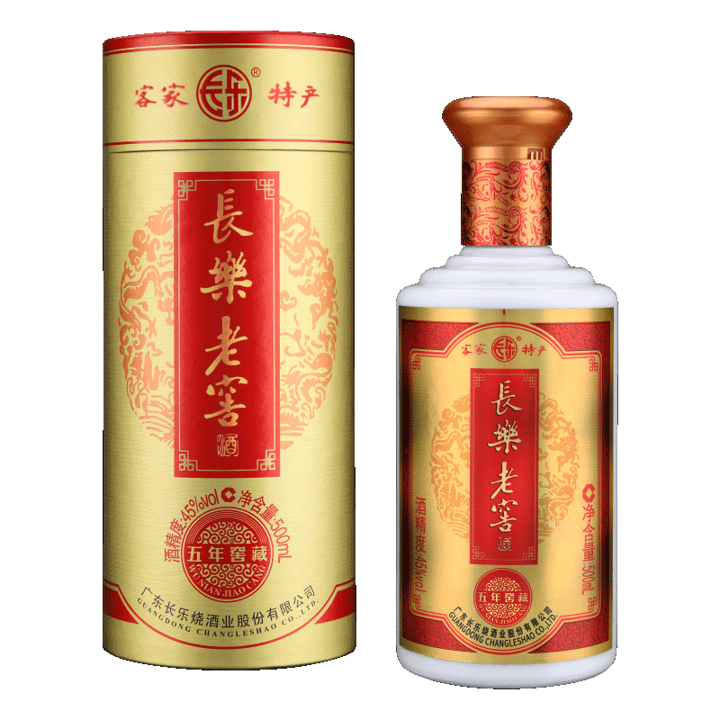 五年老窖45度500ml米香型白酒