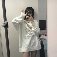 春秋ins潮套头薄款 卫衣女宽松韩版 初秋超火慵懒风BF外套2019新款