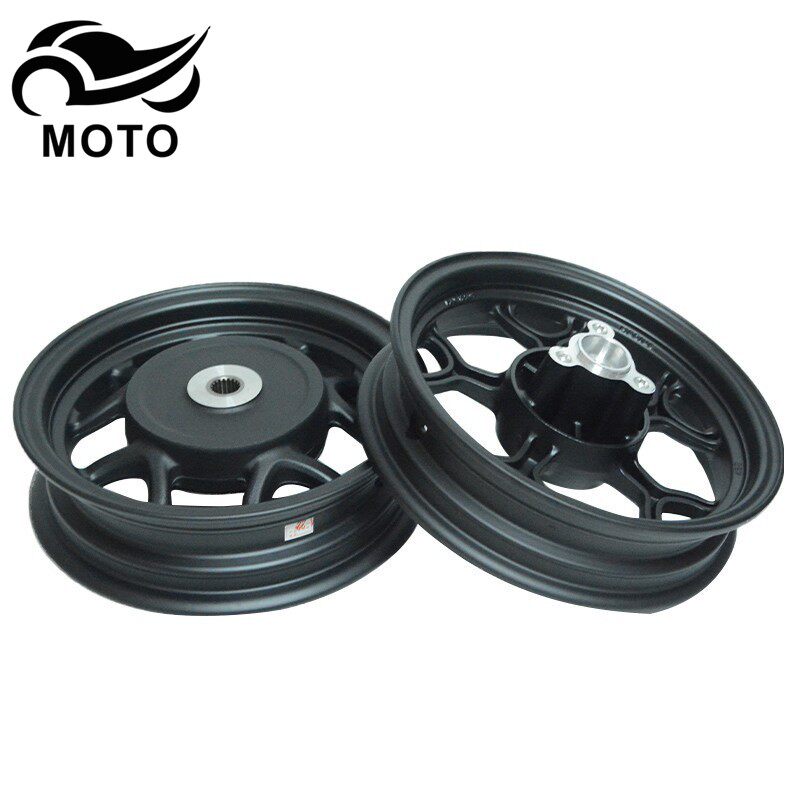 适用豪爵VE125 HJ125T-26/26A踏板摩托车原装前后钢圈轮毂轮圈