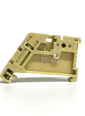 EW 35 定位块 SAK导轨式接线端子终端固定件 堵头 黄色