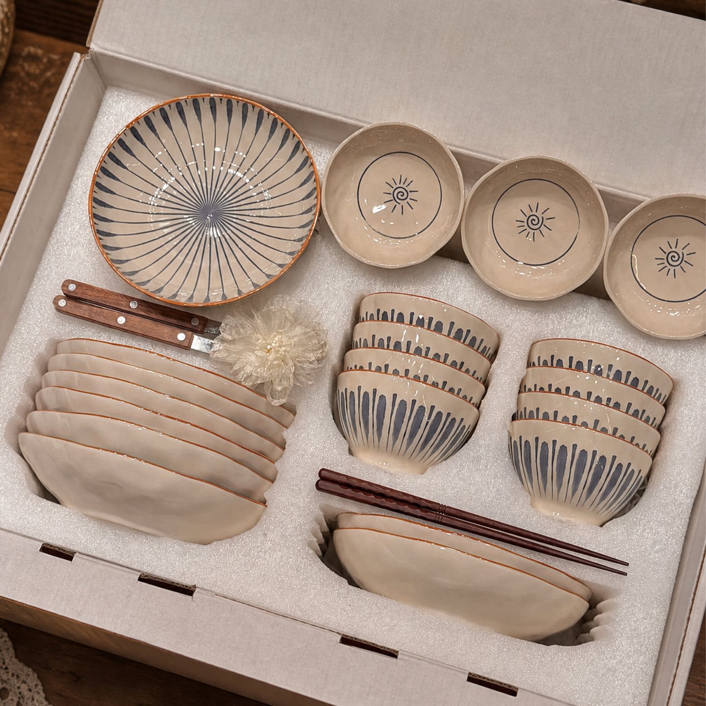 【侘寂复古中古风治愈力餐具】
