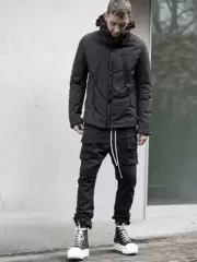 Invisibleivm Dark Ro Double-Ring Cargo Cargo Pants Casual Pants Loose Straight Pants Korean Version European and American Style Men