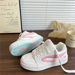 白粉月韩版原创百搭板鞋ins潮2026春季新款休闲小白鞋学生面包鞋