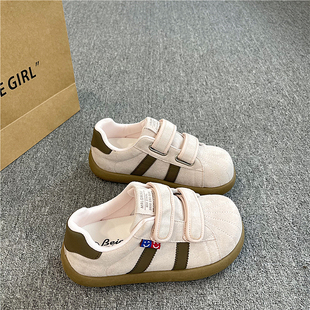 复古百搭运动休闲德训板鞋 魔术贴厚底勃肯鞋 新款 ins2025冬季 女款