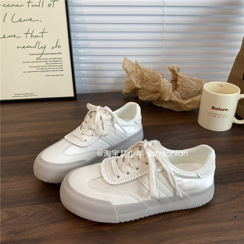 易少年韩版透气板鞋女