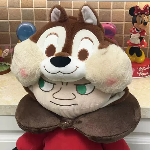 Brother, мультяшная подушка с капюшоном для сна для путешествий